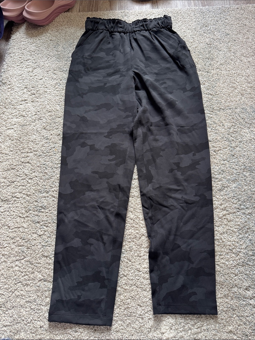 lululemon athletica Women's Black Camo Jogger Pants